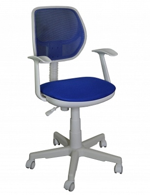 Кресло офисное Сатурн/Т белый пластик (TW бордо+2А бордо)