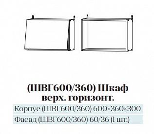 Фасад МДФ "Техно-3" ШВГ600/360 (Белый глянец холодный)
