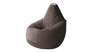 Кресло-мешок "Купер" XL (Велюр коричневый, люкс)