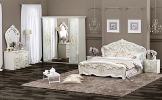 Набор мебели для спальни "Флоренция" Беж