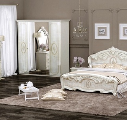 Набор мебели для спальни "Флоренция" Беж